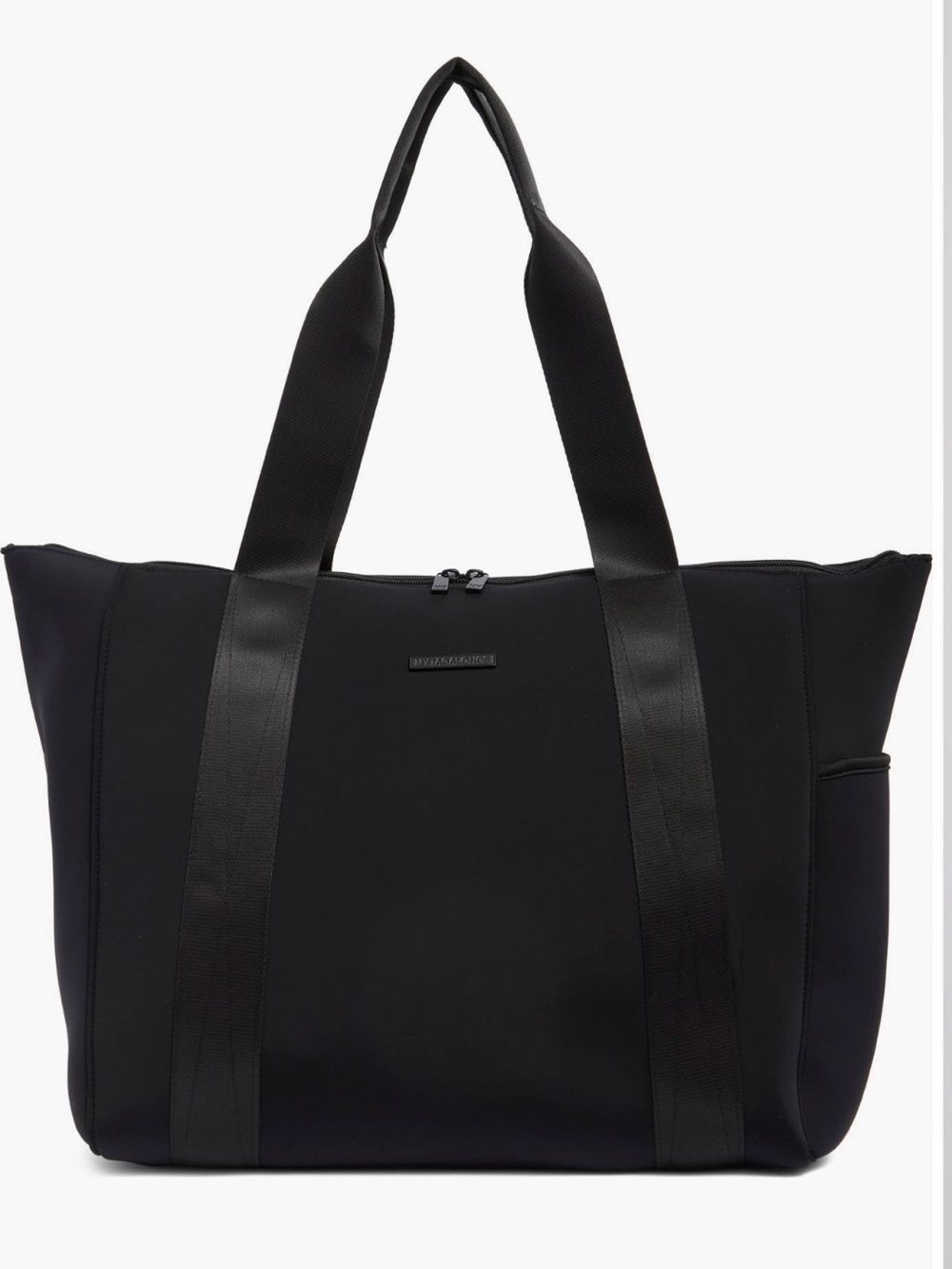 MyTagalongs Black Everleigh Bag with Wide Straps